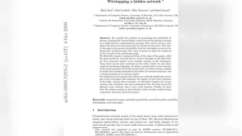 숨겨진 네트워크를 잡아내는 와이어탭 전략