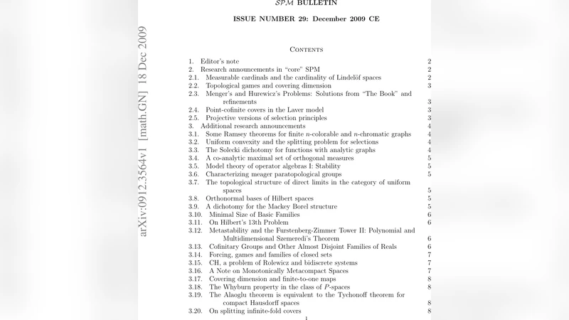 SPM Bulletin 29 핵심 연구 동향