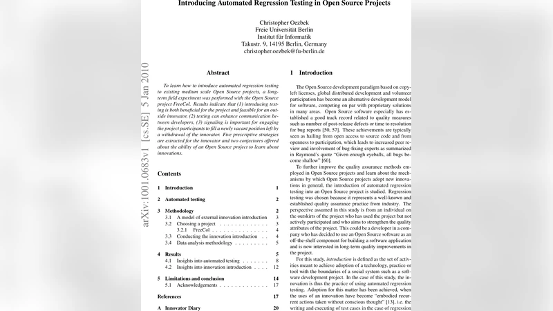 오픈소스 프로젝트 자동 회귀 테스트 도입기