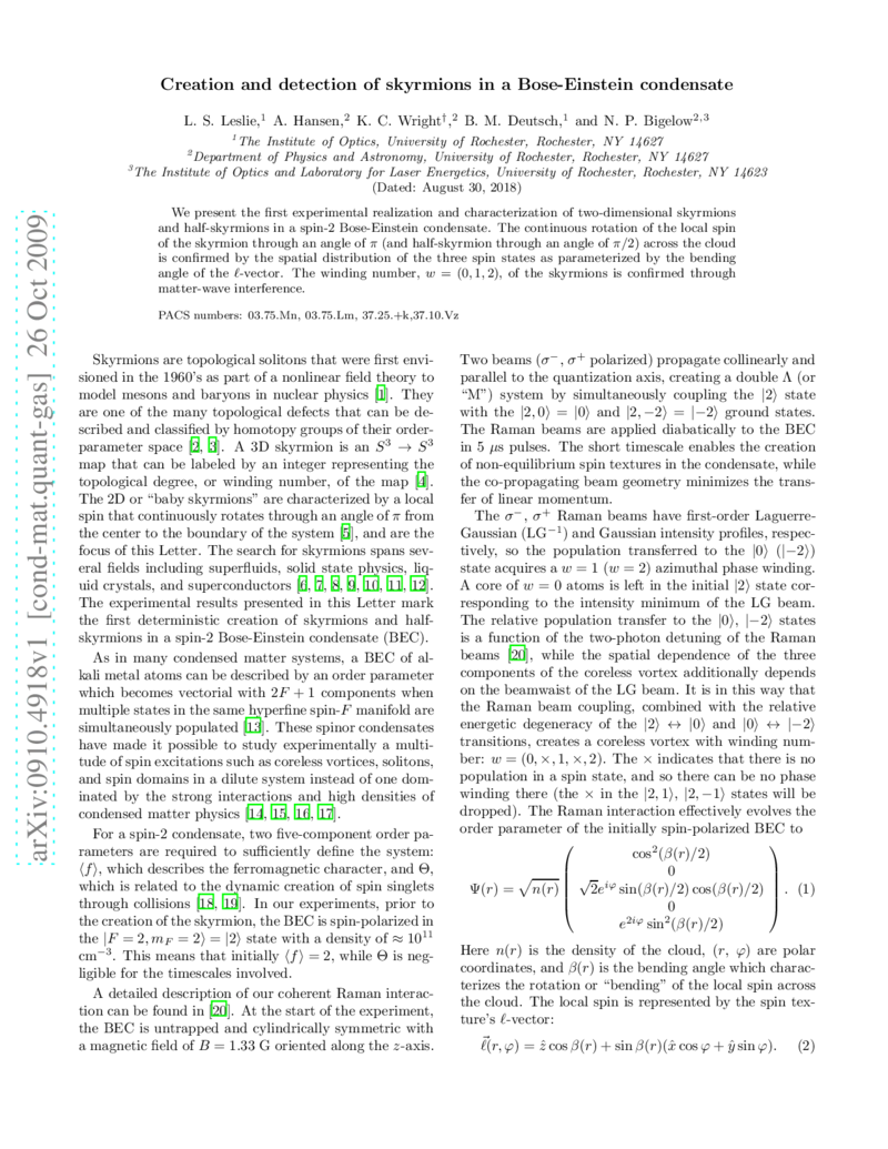 스핀 2 BEC에서 스카이머와 반스카이머 구현