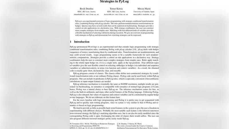 전략적 논리 프로그래밍 PRholog의 설계와 활용