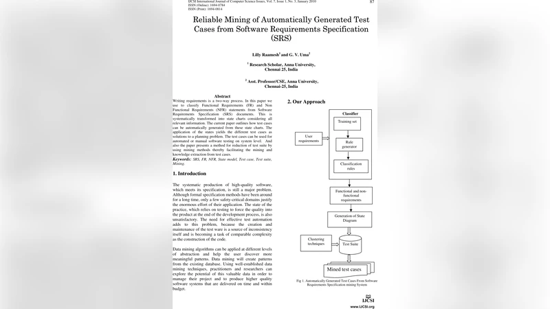 자동 생성 테스트 케이스의 신뢰성 있는 채굴 및 축소 방법