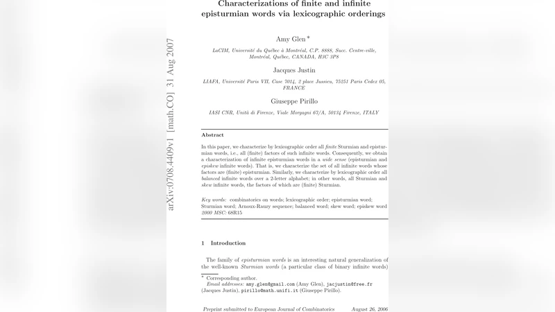 사전 순서로 보는 유한·무한 에피스투르미아 단어의 특징화