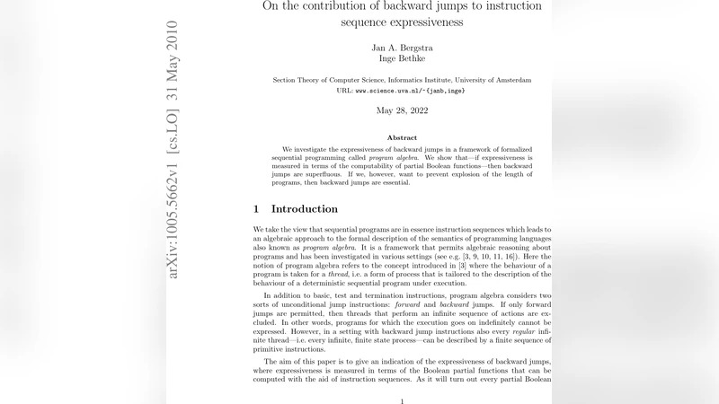 역점프가 프로그램 길이에 미치는 영향