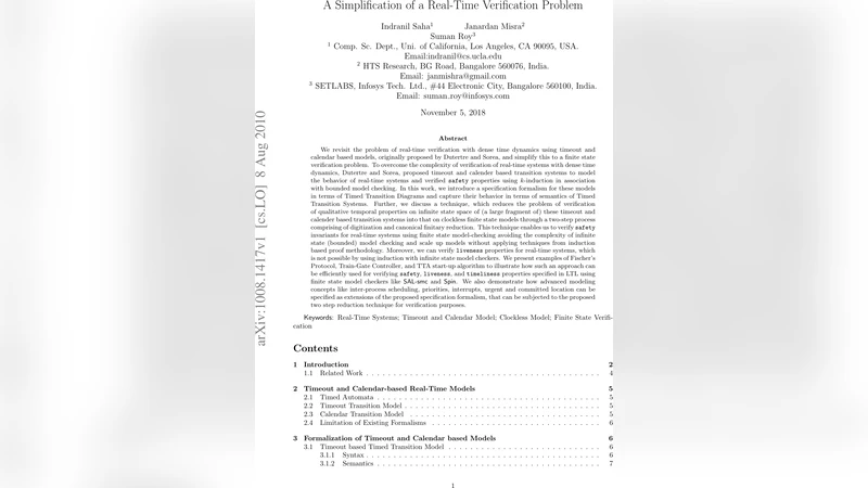 실시간 검증 문제의 간소화: 타임아웃·캘린더 모델을 무시계 유한 상태 모델로 변환