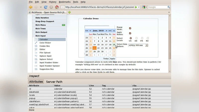 웹 프레임워크 애플리케이션의 브라우저 기반 분석