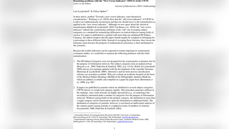 새로운 왕관지표(MNCS)의 근본적 한계와 대안적 정규화 방안