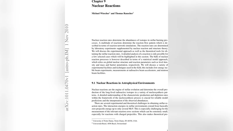 방사성 동위원소를 활용한 천문학 핵반응의 핵심