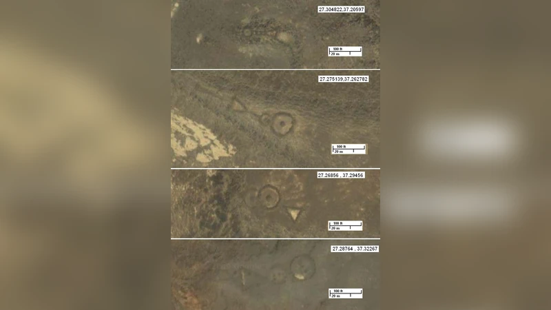아라비아 화산분화구와 석조 원