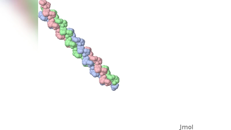 콜라겐을 위한 새로운 구조 모티프 밀접 포장 삼중 나선