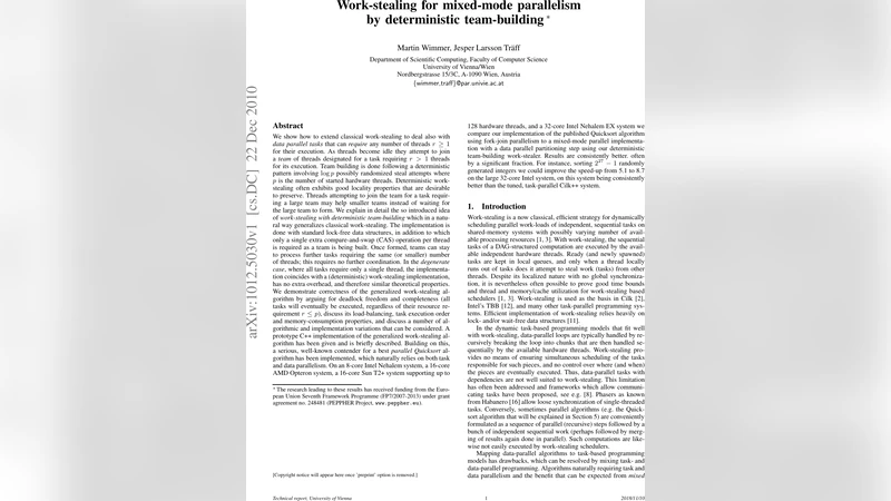 결정적 팀구성을 활용한 혼합형 작업 스틸링