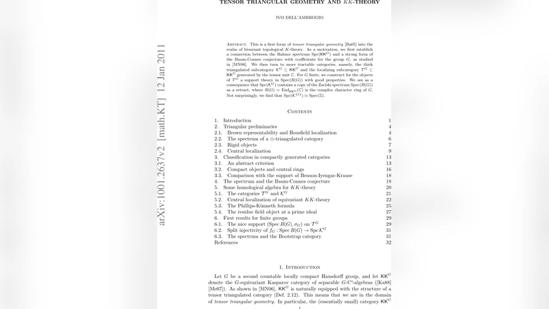 텐서 삼각기하와 KK‑이론의 새로운 연결고리