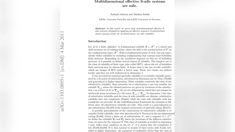 다차원 효과적 S아딕 시스템은 소픽이다