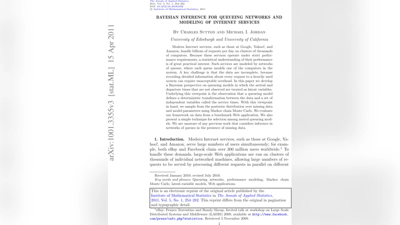 베이지안으로 푸는 대규모 웹 서비스 대기열 모델링