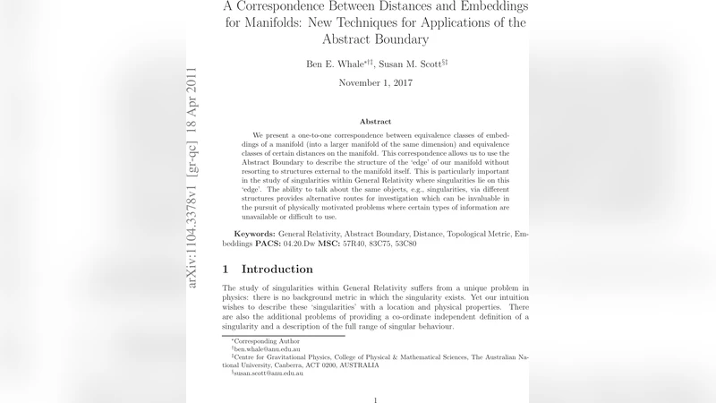 거리와 포락의 일대일 대응: 추상 경계 활용의 새로운 길