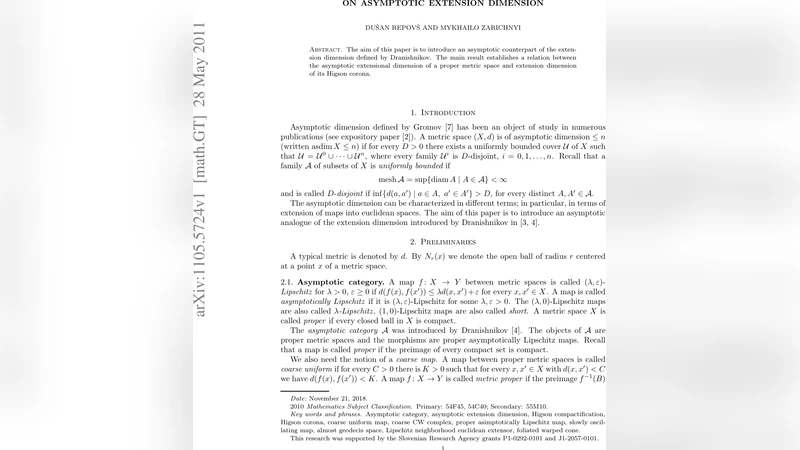 비대칭 확장 차원과 히그슨 코로나의 새로운 연결 고리