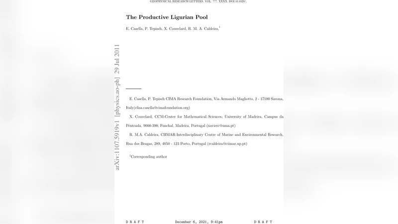 생산적인 리구리아 풀