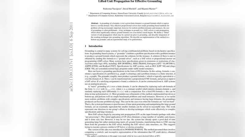 효율적 그라운딩을 위한 상승형 단위 전파