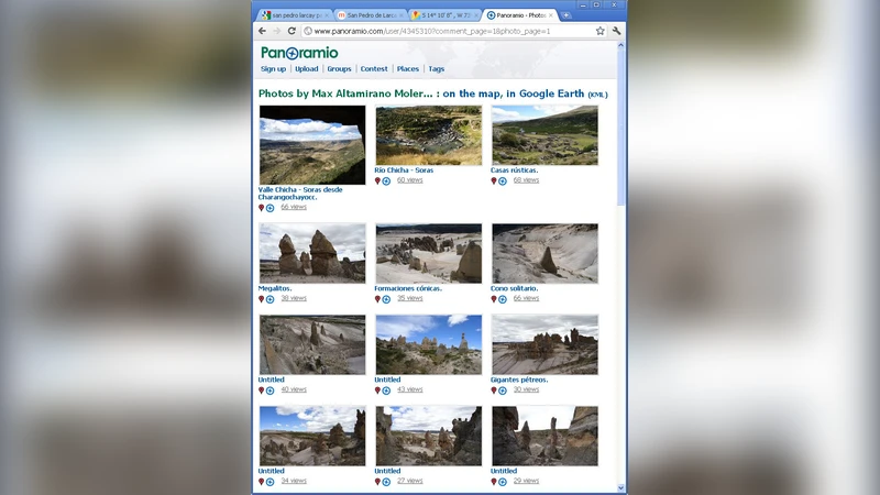 요정 굴뚝 페루에서 발견된 새로운 지질 유산