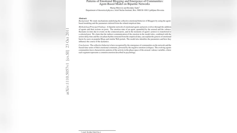 감정 블로깅 패턴과 커뮤니티 형성: 양자 네트워크 기반 에이전트 모델