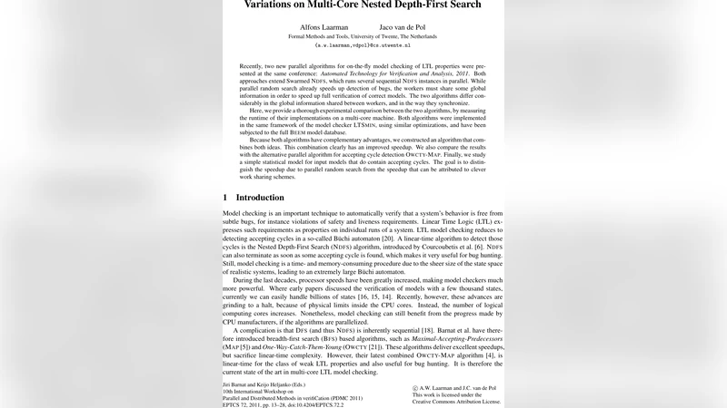 다중코어 중첩 깊이 우선 탐색 변형