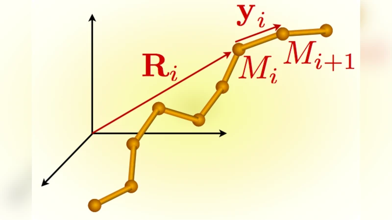 양자역학으로 푸는 제한된 고분자 사슬의 새로운 접근법