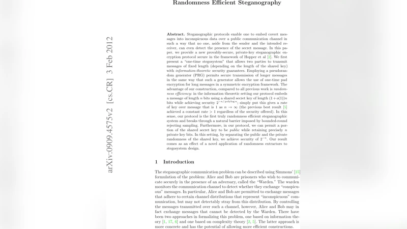 무작위 효율 스테가노그래피