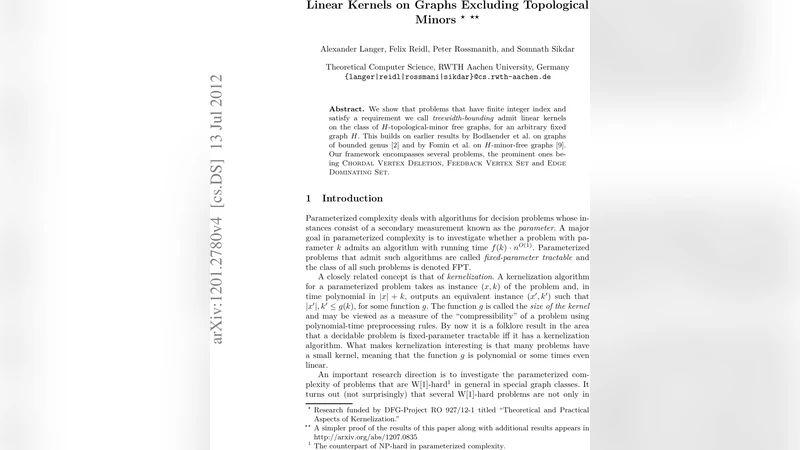 위상소수제거 그래프의 선형 커널