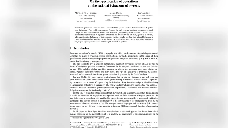 유한 시스템 행동을 위한 연산 규격