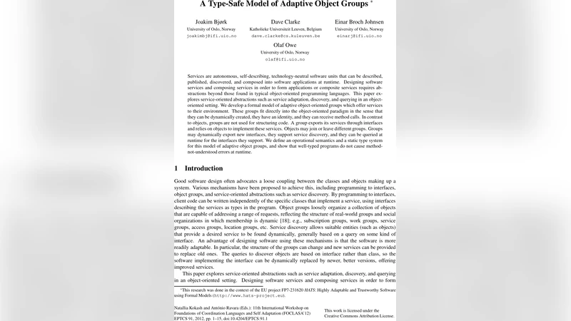 적응형 객체 그룹의 타입 안전 모델