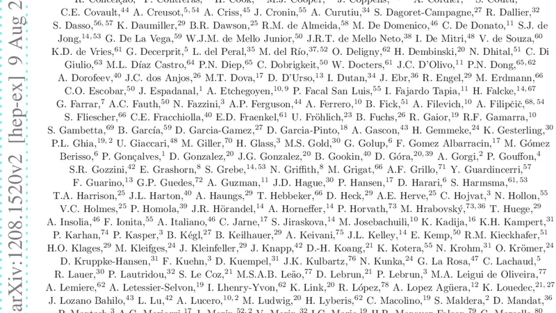 프로톤 공기 상호작용 단면 측정 57 TeV 피에르 오귀르 관측소 결과