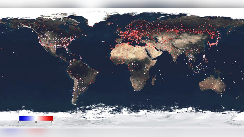 지역 기후 상승 분석과 LAD 회귀
