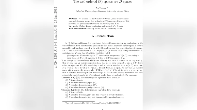 정렬된 에프 공간은 디 공간이다