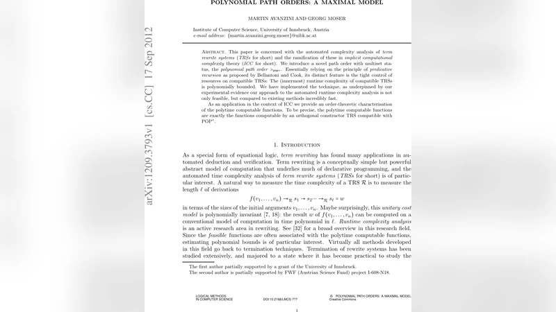 다항 경로 순서 POP 별 최대 모델