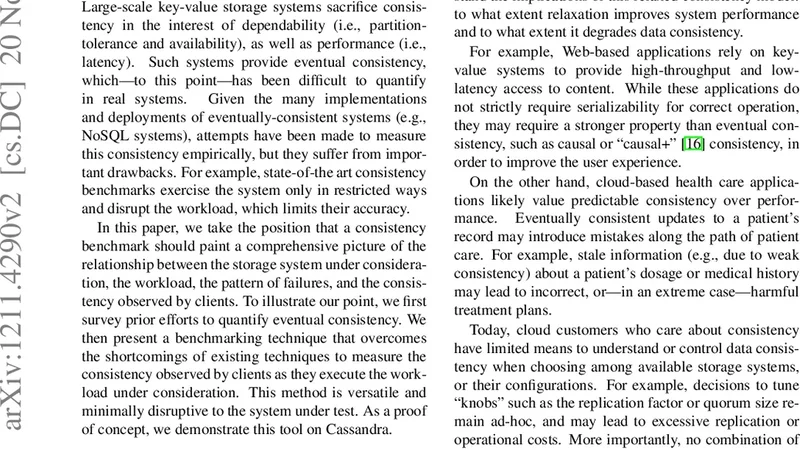 일관성 벤치마크를 위한 원칙적 프레임워크