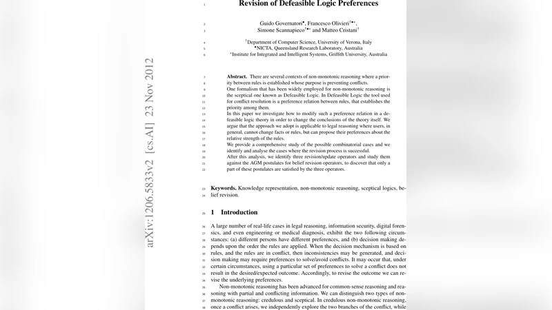 디피어블 로직 선호 관계 수정 연구