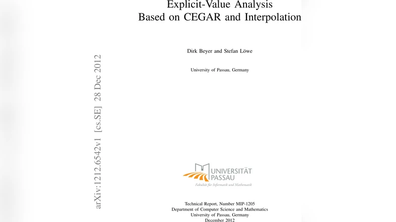CEGAR와 보간을 이용한 명시값 분석