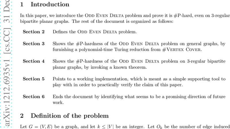 ODD EVEN DELTA 문제는 P 하드