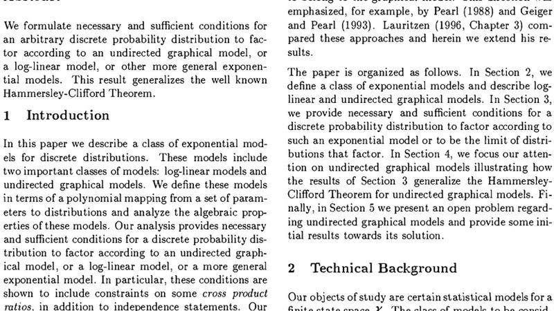 이산 확률분포의 인수분해