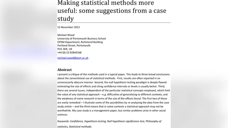 경영연구 통계방법을 실용적으로 바꾸는 방안