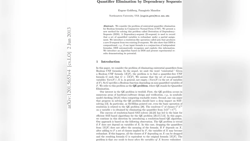 의존성 시퀀스로 보는 양자 제거