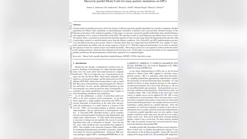 GPU 기반 대규모 병렬 몬테카를로 시뮬레이션