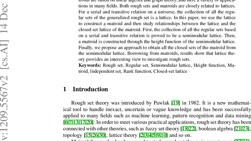 시리얼·전이 관계 기반 정규집합의 반모듈라 격자와 매트로이드 폐집합 구조 연구