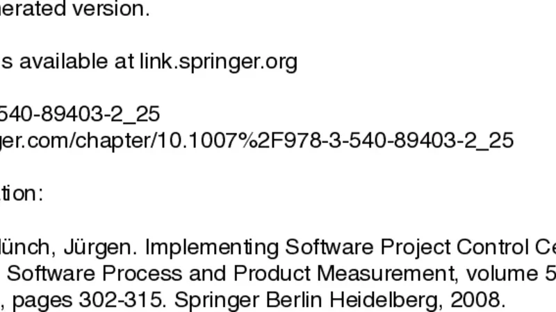 소프트웨어 프로젝트 제어 센터 구현을 위한 아키텍처 설계