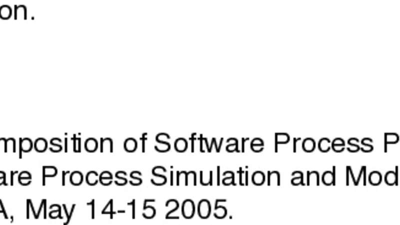 목표 기반 소프트웨어 프로세스 패턴 구성