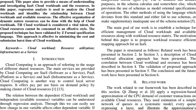 형식명세언어 기반 IaaS 클라우드 워크로드 회귀분석