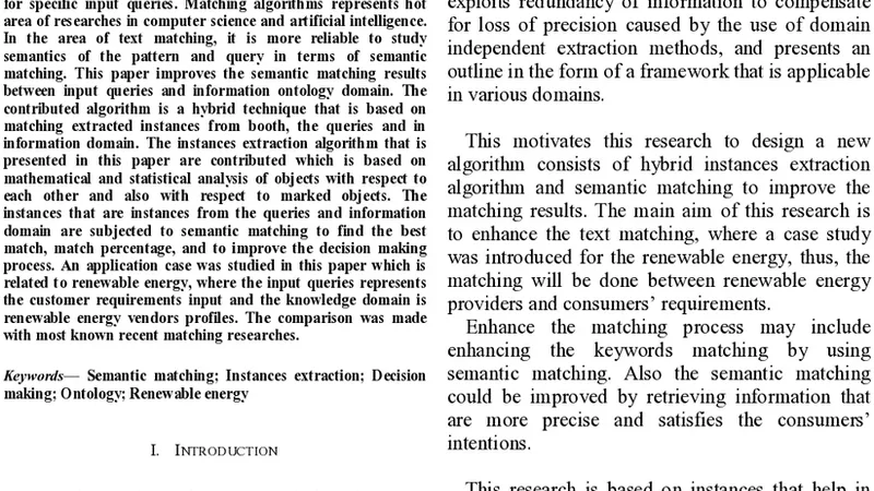 재생에너지 매칭을 위한 하이브리드 의미 기반 인스턴스 탐지 알고리즘
