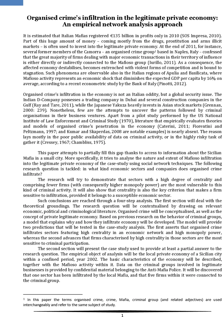 조직범죄의 합법적 사기업 침투: 네트워크 분석으로 본 위험 요인