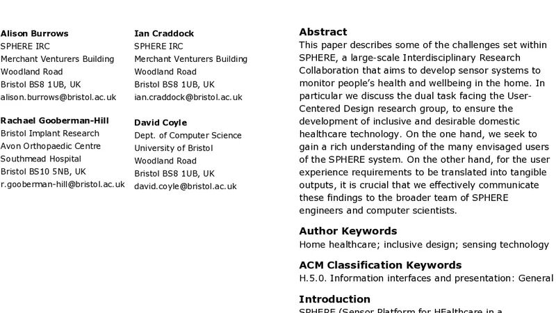 가정용 헬스케어 센서 당신은 원하시나요