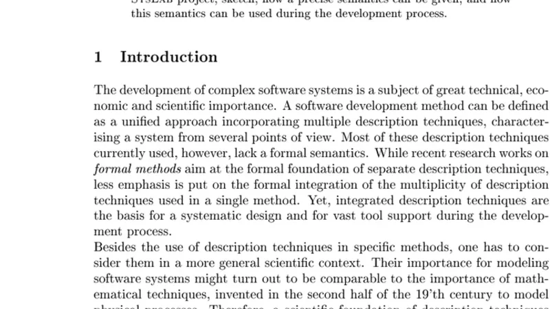 객체지향 모델링 기법의 정확한 의미론